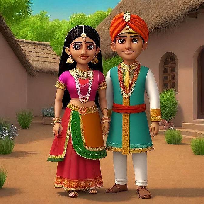 3D cartoon character art